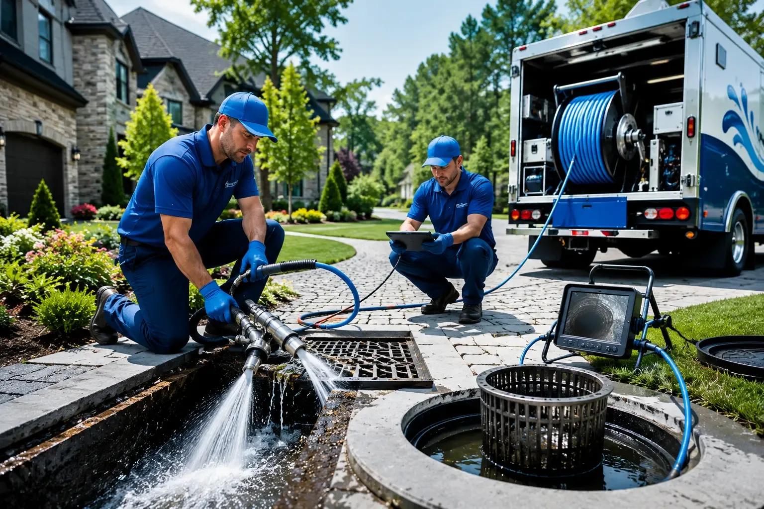 Local outdoor drain cleaning professionals in Ben Franklin, TX