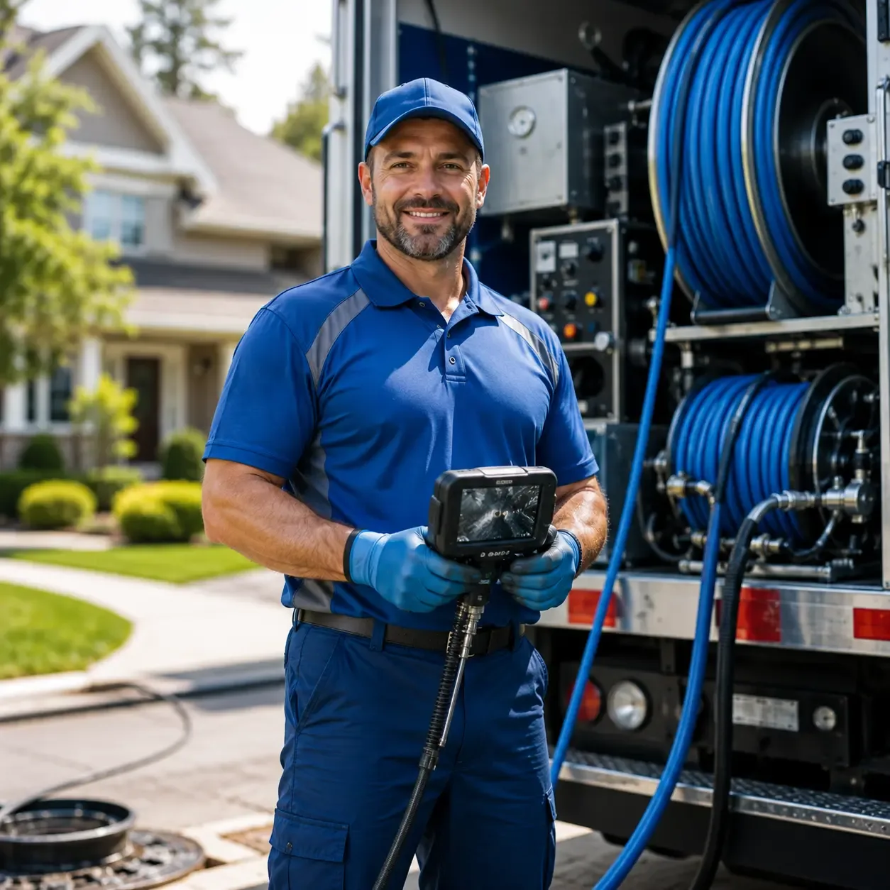 Local outdoor drain cleaning specialists in Ben Franklin, TX
